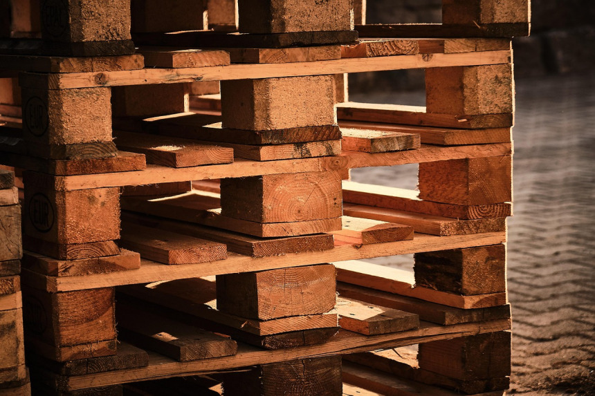 warehouse pallets